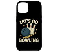 Let's Go Bowling Divertido Diseño Deportivo Retro Carcasa para iPhone 13