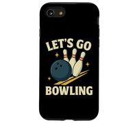 Let's Go Bowling Divertido Diseño Deportivo Retro Carcasa para iPhone SE (2020) / 7/8