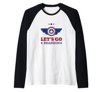 Lets Go Brandon - Camiseta Divertida Let's Go Brandon Camiseta Manga Raglan