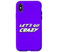 Let's Go Crazy | Canción de 1980 90's Music Purple One Carcasa para iPhone X/XS