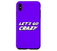 Let's Go Crazy | Canción de 1980 90's Music Purple One Carcasa para iPhone XS MAX