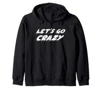Let's Go Crazy | Canción de 1980 90's Music Purple One Sudadera con Capucha