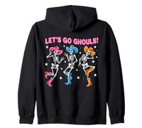 Let's Go Ghouls Halloween Country Vibe Esqueletos Divertidos Sudadera con Capucha