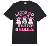 Let's Go Ghouls Lindo Cowboy Fantasmas Pandilla Amante de Halloween Comfort Colors Adult Heavyweight T-Shirt