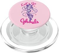 Let's Go Ghouls para Halloween, Vaquera, Western, Pastel, gótico, Morado PopSockets PopGrip para MagSafe