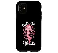 Let's Go Ghouls para Halloween, Vaquera, Western, Pastel, gótico, Rosa Carcasa para iPhone 11