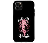 Let's Go Ghouls para Halloween, Vaquera, Western, Pastel, gótico, Rosa Carcasa para iPhone 11 Pro MAX