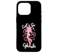 Let's Go Ghouls para Halloween, Vaquera, Western, Pastel, gótico, Rosa Carcasa para iPhone 16 Pro