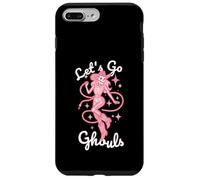 Let's Go Ghouls para Halloween, Vaquera, Western, Pastel, gótico, Rosa Carcasa para iPhone 7 Plus/8 Plus