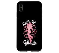 Let's Go Ghouls para Halloween, Vaquera, Western, Pastel, gótico, Rosa Carcasa para iPhone XS MAX