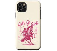 Let's Go Girls Cowgirl Pink Country Western Rodeo Horse Girl Carcasa para iPhone 11 Pro MAX