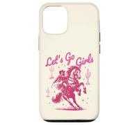 Let's Go Girls Cowgirl Pink Country Western Rodeo Horse Girl Carcasa para iPhone 12/12 Pro
