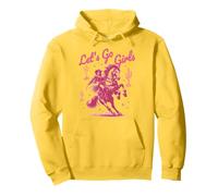 Let's Go Girls Cowgirl Pink Country Western Rodeo Horse Girl Sudadera con Capucha