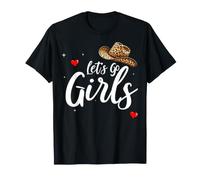 Lets Go Girls Sombrero de Vaquero Let's Go Girls Western Cowgirls Camiseta