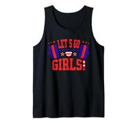 Lets Go Girls USA Design for Active Women and Fitness Fans Camiseta sin Mangas