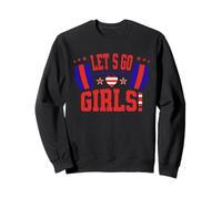 Lets Go Girls USA Design for Active Women and Fitness Fans Sudadera