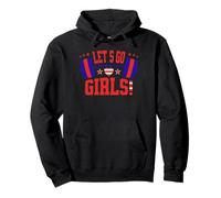 Lets Go Girls USA Design for Active Women and Fitness Fans Sudadera con Capucha