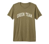Let's Go Green Team Field Day Kid Summer Camp War Game Cheer Camiseta Premium
