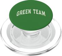 Let's Go Green Team Field Day Kid Summer Camp War Game Cheer PopSockets PopGrip para MagSafe