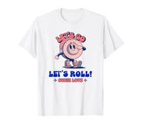 Let's Go Let's Roll - Sushi Love (Divertido gráfico Retro) Camiseta