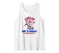 Let's Go Let's Roll - Sushi Love (Divertido gráfico Retro) Camiseta sin Mangas