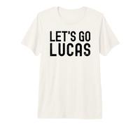 Lets Go Lucas Nombre Personalizado Hombres Niños Cumpleaños Marido Camiseta Premium