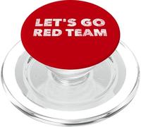 Let's Go Red Team - Divertido fanático de los Deportes Padre mamá de los niños PopSockets PopGrip para MagSafe