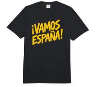 Let's Go Spain! en Letras Amarillas en español Comfort Colors Adult Heavyweight T-Shirt