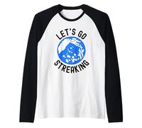 Let's Go Streaking - Microbiología Divertida, microbiólogo Camiseta Manga Raglan