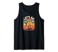 Let's Go Taco - Diversión gastronómica retro - Running Fiesta Style Camiseta sin Mangas