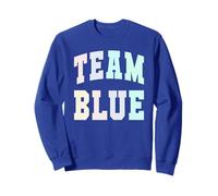 Let's Go Team Blue Campamento de Verano Día de Juego de Guerra Spirit Azzurri Sudadera