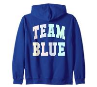 Let's Go Team Blue Campamento de Verano Día de Juego de Guerra Spirit Azzurri Sudadera con Capucha
