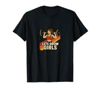 Let's Grow Girls Levantador de Pesas Cita Fuerza Poder Camiseta