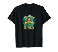 Let's Grow Girls Levantador de Pesas Cita Fuerza Poder Camiseta