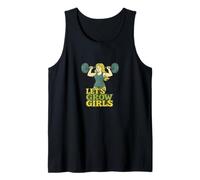 Let's Grow Girls Levantador de Pesas Cita Fuerza Poder Camiseta sin Mangas