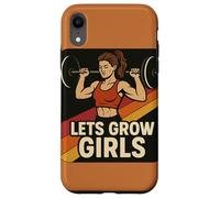 Let's Grow Girls Levantador de Pesas Cita Fuerza Poder Carcasa para iPhone XR