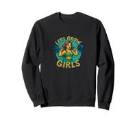 Let's Grow Girls Levantador de Pesas Cita Fuerza Poder Sudadera