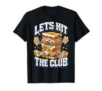 Let's Hit The Club Sandwich Juego de Palabras Divertido Pan Meme Papá Broma Camiseta