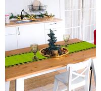 Lets Joy Camino de Mesa de Navidad, 40 x 180cm Temporada Cocina Mesa Decoración, Decoración de Mesa para Navidad, Decoración de Hogar Mesa Interior y Exterior, Motivos Navideños Decoración