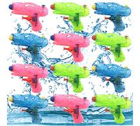Lets Joy Pistola de Agua Pequeña, 12 Piezas Pistolas de Aagua, Pistola de Agua de Juguete, Mini Pistola de Agua Pistolas Juguetes Agua, Juguetes Regalos Veranos para Niños (B-12PCS)