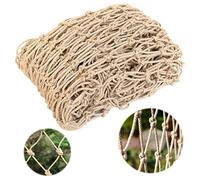 Lets Joy Red de Apoyo para Plantas, 2 m x 5 m Soporte de Red de Plantas de Yute Natural, Red de Soporte para Plantas, Red de Escalada de Balcón, Respetuosa con el Medio Ambiente, Biodegradable