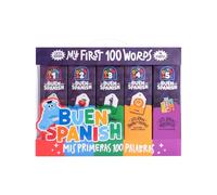 Let's Know My First 100 Words Bilingües Español & Inglés Flashcards | Colección completa de 5 juegos, para niños, principiantes y adultos, tarjetas Montessori, vocabulario esencial en español