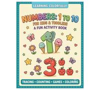 Let's Learn Numbers 1-10!: A Fun Activity Book with Tracing, Counting, Games, and Coloring