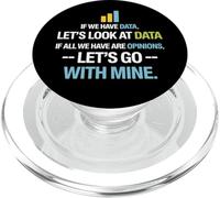 Let's Look At Data - Data Science Statistics Data Analyst PopSockets PopGrip para MagSafe