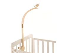 let's make Brazo móvil de madera con diseño de pájaro para cuna, soporte móvil de bebé de 30 pulgadas, colgador móvil de bebé, decoración bohemia neutra para guardería y regalo de baby shower