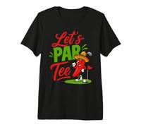 Let's Par tee Divertido diseño de Pimienta de Golf Camiseta Premium