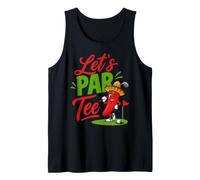 Let's Par tee Divertido diseño de Pimienta de Golf Camiseta sin Mangas