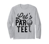 Let's Par tee Funny Golf Manga Larga