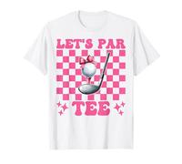 Let's Par Tee Golf Chica Mamá Golfista Camiseta