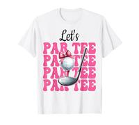 Let's Par Tee Golf Chica Mamá Golfista Camiseta